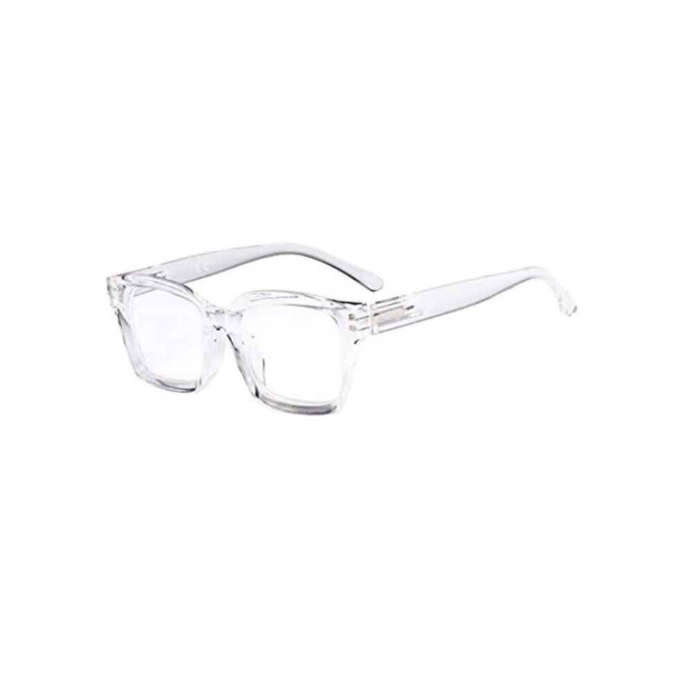 Eyekepper Reading Glasses Women Oversized Square Readers +1.00 Clear 86716